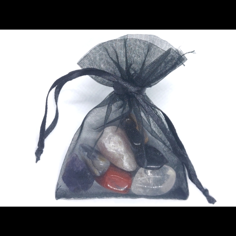 Polished gemstone collection starter set.